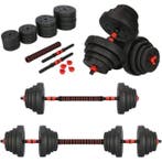 Verstelbare Dumbbells 40kg | Zwart | Nieuw | Scherpe Prijs, Sport en Fitness, Fitnessapparatuur, Rug, Overige typen, Nieuw, Ophalen of Verzenden