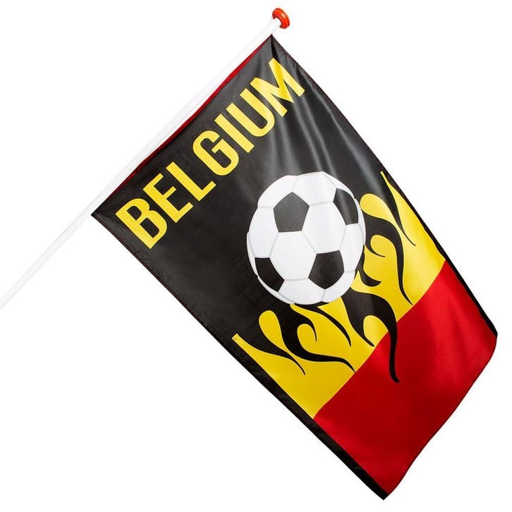 Belgium Vlag Voetbal 1,5m, Hobby & Loisirs créatifs, Articles de fête, Envoi