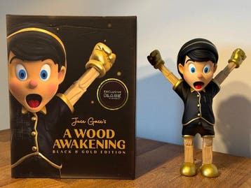 Juce Gace (1988) - A Wood Awakening – Black & Gold Edition, Antiek en Kunst