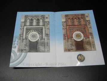 2 Euro Spanien Numisblatt der spanischen Post 2010 Unesco..., Verzenden, België