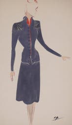 Pierre Cardin (1922), Attribué à - La Parisienne: Costume, Antiek en Kunst