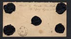 France - LETTRE DALSACE-LORRAINE - avec 3 x 20c bleu -