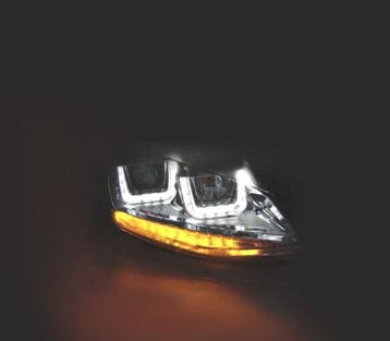 PHARES POUR VOLKSWAGEN VW GOLF 7 12-17 DAYLIGHT U-TYPE LED C, Verzenden, Nieuw