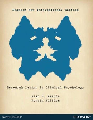 Research Design in Clinical Psychology: Pearson New, Verzenden, Kazdin Alan
