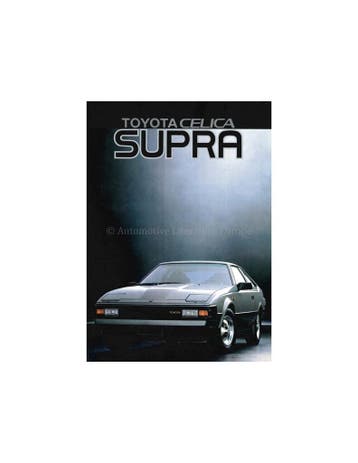 1982 TOYOTA CELICA SUPRA BROCHURE ENGELS, Nieuw