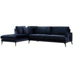 Evila Originals Papari Hoekzetel Links, Marineblauw - Outlet, 250 tot 300 cm, Gebruikt, Verzenden, 75 tot 100 cm