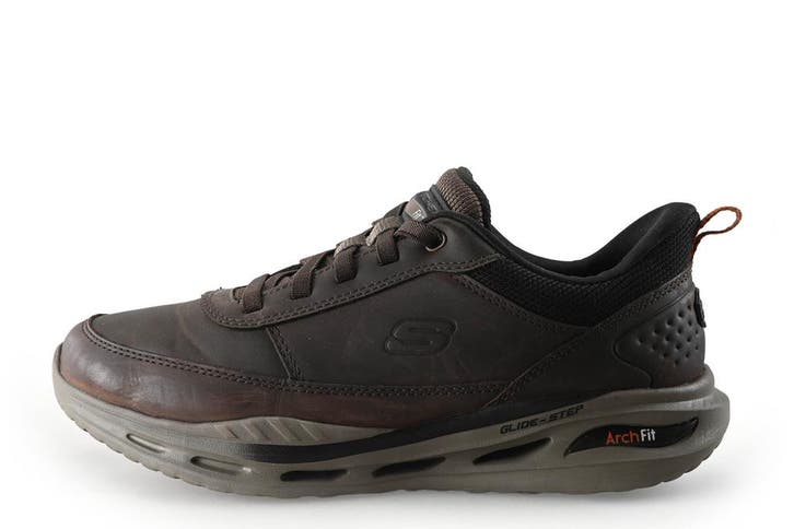 Skechers Sneakers in maat 41 Bruin, Kleding | Heren, Schoenen, Bruin, Zo goed als nieuw, Sneakers, Verzenden