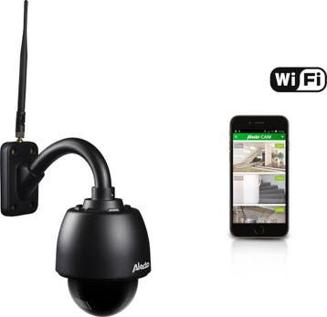 Alecto DVC-255IP - Op afstand beweegbare outdoor wifi camera, Audio, Tv en Foto, Videobewaking, Verzenden, Nieuw