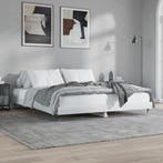 vidaXL Bedframe bewerkt hout hoogglans wit 160x200 cm, Verzenden, Nieuw