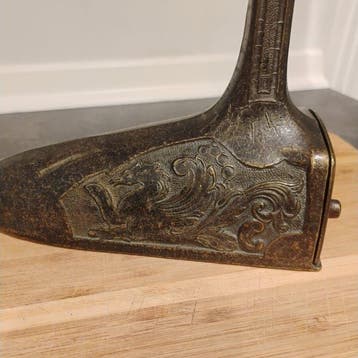Strijkijzer - Brons - Antiek Zonder Reserve, Antiek en Kunst