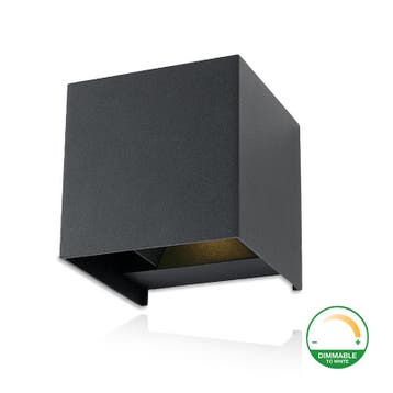 LED - thebe - cube - 2x3w - dim - to - warm - grijs, Verzenden