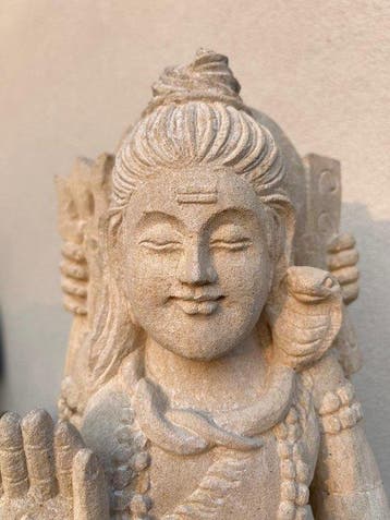 Statua Pietra induista– Dewi Siwa - sculptuur - SIWA -