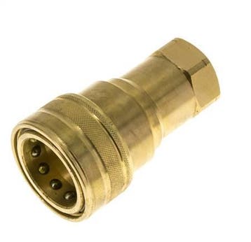 Laiton DN 25 Coupleur hydraulique femelle 1 pouce NPT Filets, Verzenden, Nieuw
