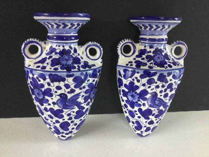 Deruta - ARS ASSISI - Wandbord (2) - Keramiek -, Antiek en Kunst, Antiek | Glaswerk en Kristal