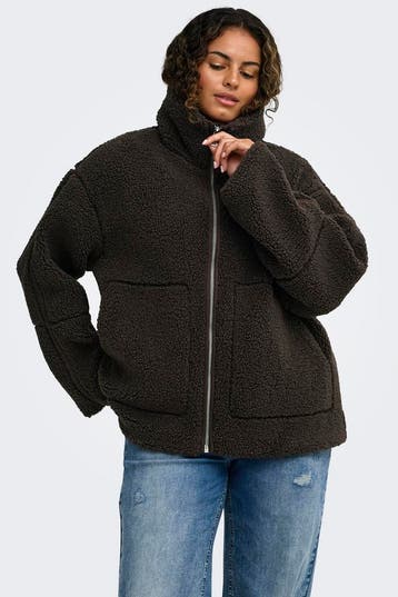 ONLY eco jasje Aspen teddyXL=54Maat 46/48 (XL) of groter, Verzenden