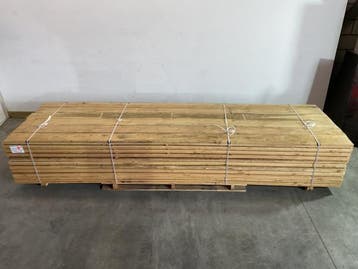 Veiling - 25x lariks/douglas kantplank 400x20x2.2 cm, Doe-het-zelf en Bouw, Hout en Planken, Nieuw