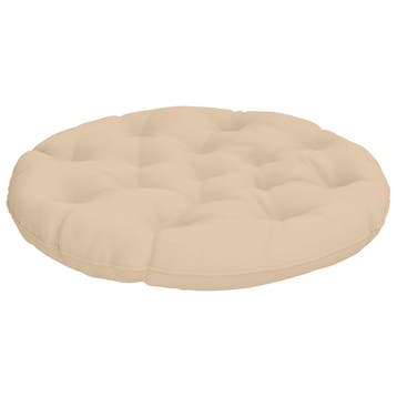 vidaXL Hangstoel Kussen VIANEN 100% Polyester Crèmekleurig, Huis en Inrichting, Verzenden, Nieuw