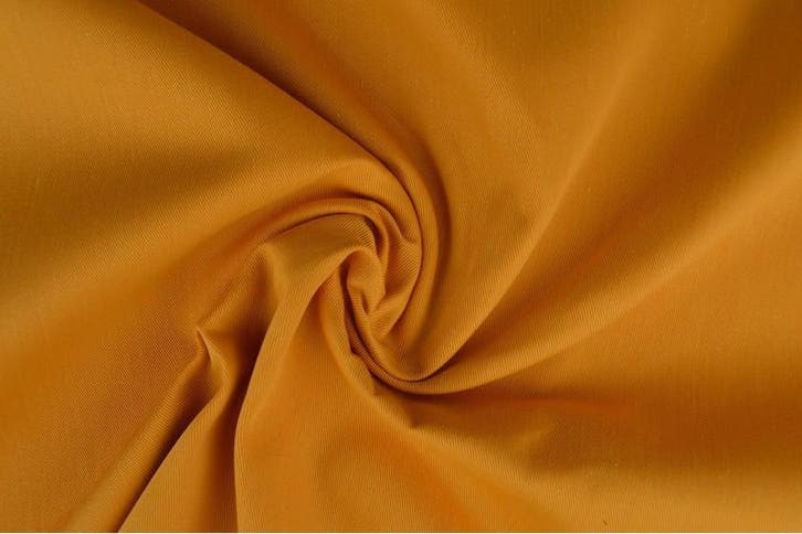 10 meter keperkatoen - Okergeel - 150cm breed, Hobby & Loisirs créatifs, Tissus & Chiffons, Envoi