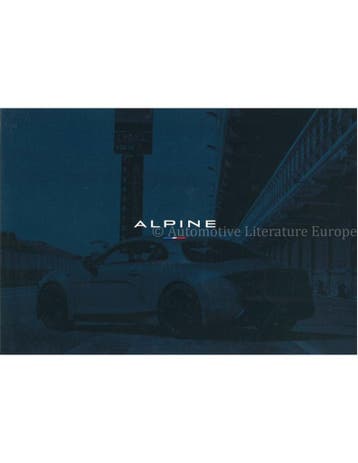 2022 ALPINE A110 BROCHURE ENGELS, Ophalen of Verzenden, Nieuw