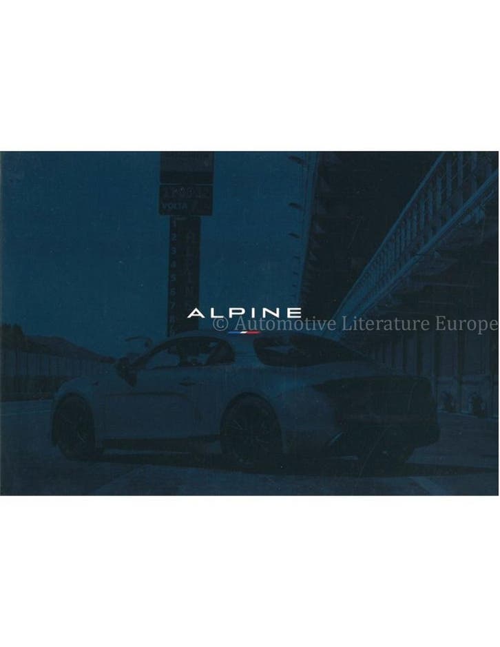 2022 ALPINE A110 BROCHURE ENGELS, Livres, Autos | Brochures & Magazines, Enlèvement ou Envoi