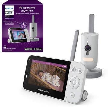 SHOWMODEL Philips Avent Babyfoon met camera en app - Lich..., Kinderen en Baby's, Babyfoons, Verzenden, Nieuw