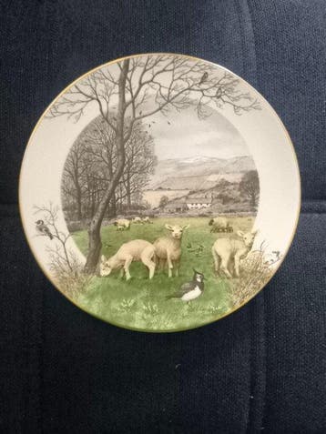 Royal Worcester - Peter Banett - Bord (12) - Porselein, Antiek en Kunst