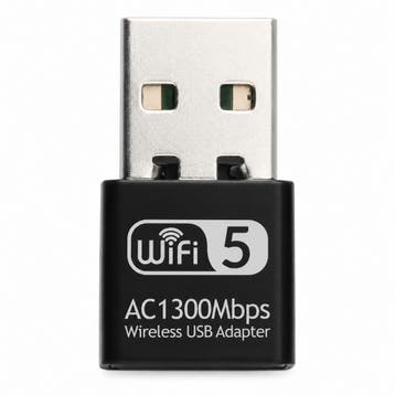 DrPhone W14 AC1300 USB WiFi Adapter – Dual Band 2.4/5GHz –, Informatique & Logiciels, Routeurs & Modems, Verzenden