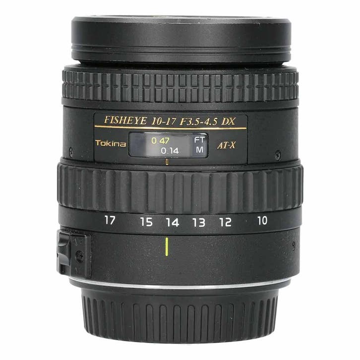 Tokina 10-17mm f/3.5-4.5 AT-X DX AF Fisheye -  met garantie, TV, Hi-fi & Vidéo, Photo | Lentilles & Objectifs, Enlèvement ou Envoi