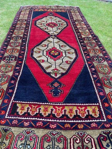 Turks handgemaakte tapijt - Tapijt - 288 cm - 130 cm, Nieuw
