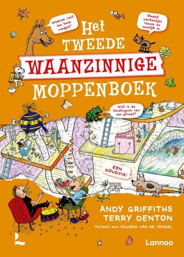 Het tweede waanzinnige moppenboek / De waanzinnige boomhut, Boeken, Verzenden, Zo goed als nieuw, Andy Griffiths