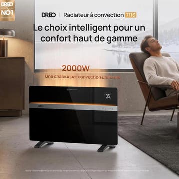 Dreo smart convectorkachel 2000 W timer afstandsbediening, Huis en Inrichting, Ophalen of Verzenden, Nieuw