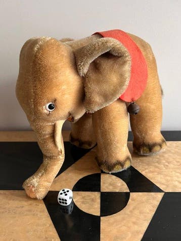 Steiff - Speelgoed Olifant - 1950-1960 - Duitsland, Antiek en Kunst