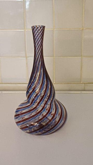 Vase - Verre de Murano - Vase Murano à cannes