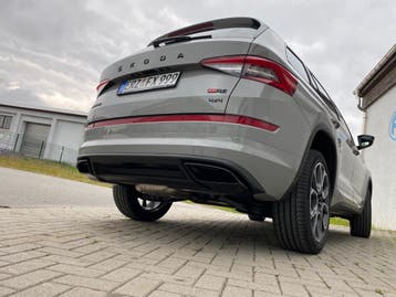 FOX Skoda Kodiaq RS zwart emailleren van de originele uitlaa, Auto-onderdelen, Uitlaatsystemen, Verzenden, Nieuw