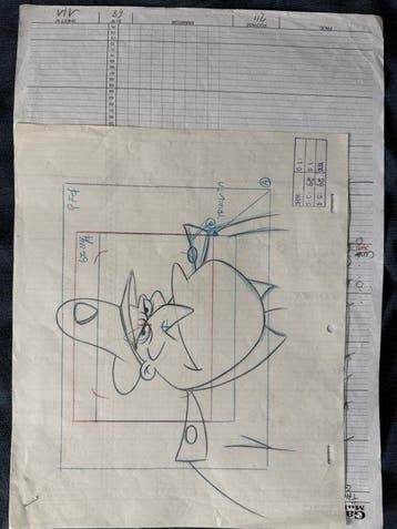 Jean-Yves Raimbaud - 2 Original drawing - oggy et les