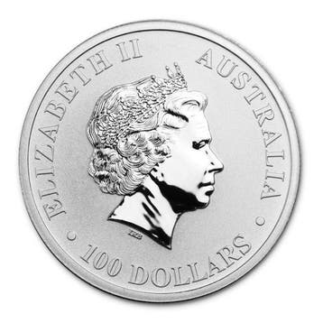 Australië. 100 Dollars 1 oz $100 AUD Australian Platinum