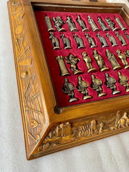 Schaakspel - Koper, Antiek en Kunst, Curiosa en Brocante