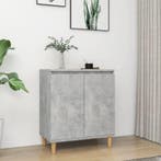 vidaXL Dressoir met houten poten 60x35x70 cm spaanplaat, Verzenden, Nieuw
