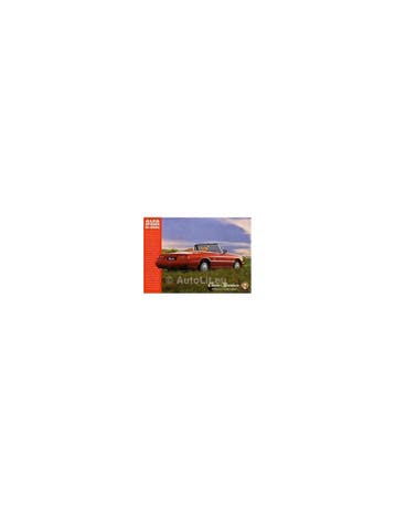 1990 ALFA ROMEO SPIDER LEAFLET DUITS, Boeken, Nieuw