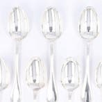 NO RESERVE - Christofle - Model: Albi - Koffielepels (groot), Antiek en Kunst