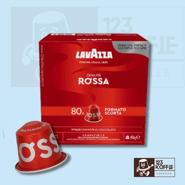 Lavazza Qualità Rossa capsules 80 stuks  compatibel met, Elektronische apparatuur, Koffiemachine-accessoires, Verzenden