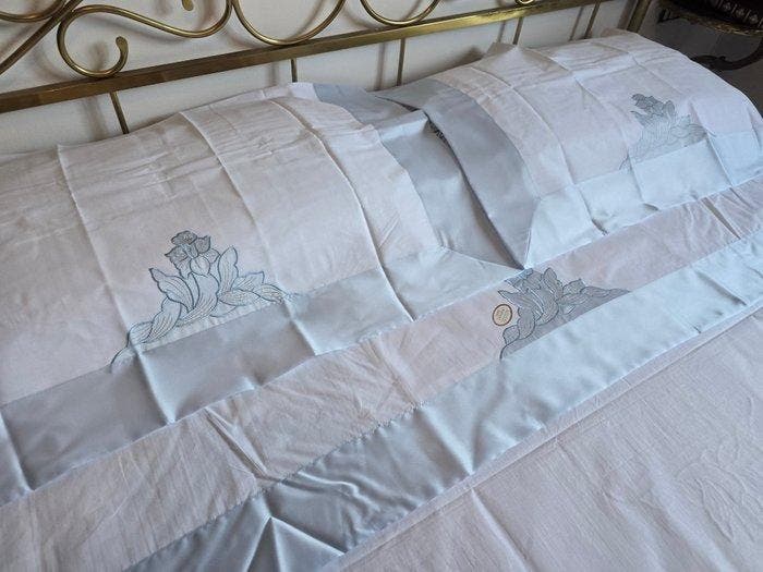 Drap de lit (5) - 270 cm - 240 cm - Lit double, Antiquités & Art, Tapis & Textile