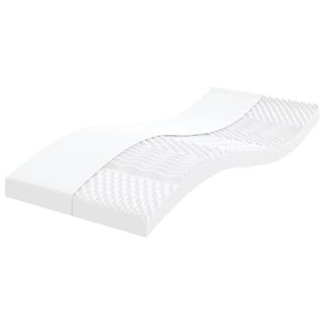vidaXL Schuimmatras 7 zones hardheid 20 ILD 90x210 cm wit, Verzenden, Nieuw