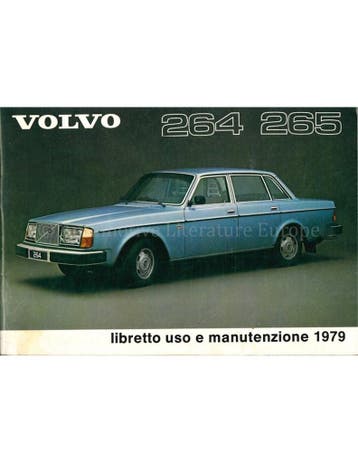 1979 VOLVO 264 265 INSTRUCTIEBOEKJE ITALIAANS