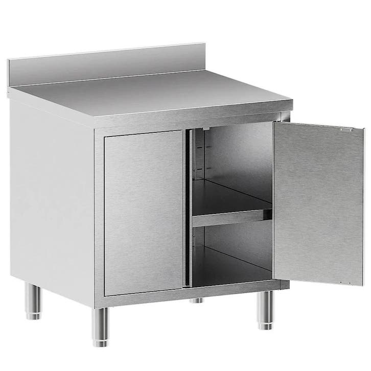 Werkbank | STANDARD LINE EVO | RVS | Draaideuren |, Articles professionnels, Horeca | Équipement de cuisine, Envoi