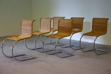 Ludwig Mies van der Rohe - Chaise de salle à manger (6) -