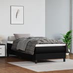 vidaXL Boxspring bed kunstleer zwart 80x200 cm, Verzenden, Nieuw