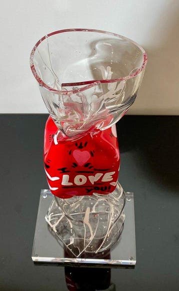 Laurence JENK (1965) - Wrapping Bonbon Transparent I love, Antiek en Kunst