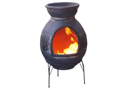 Sol-y-Yo Chimenea Mexicaanse tuinhaard Barbecue XL (grijs), Tuin en Terras, Tuinhaarden, Nieuw, Verzenden