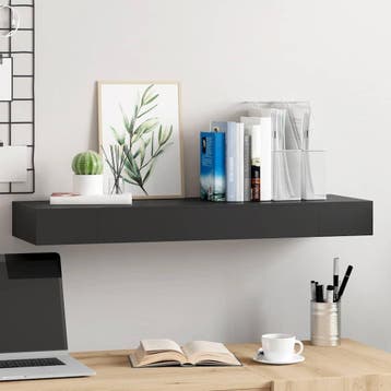 Zwevend wandschap met lade | Tweede kansje | OP = OP, Verzenden, Gebruikt